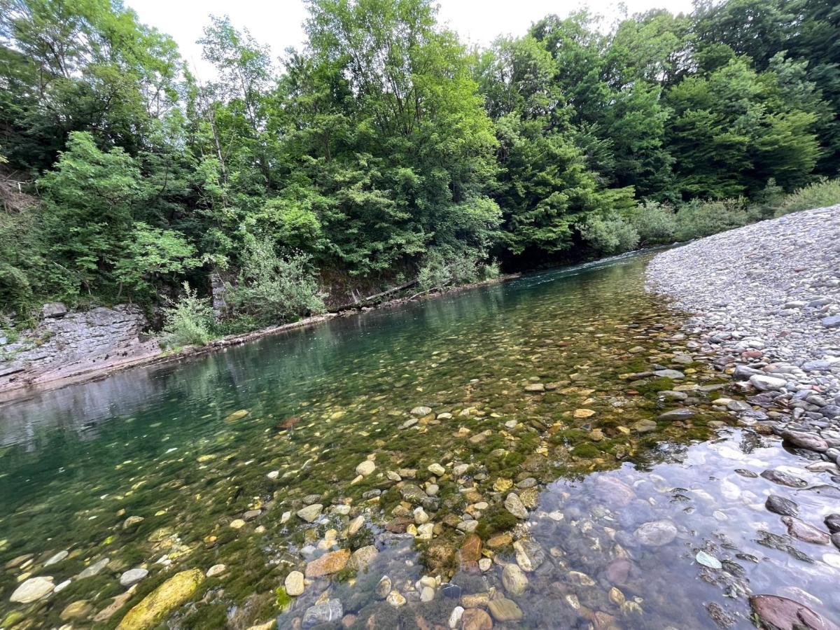 Riverside Villa Avo - Apartment Sara Spodnja Idrija المظهر الخارجي الصورة